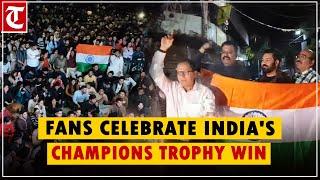 Fans in Chandigarh and Punjab celebrate India's Champions Trophy win