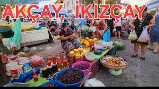 Akçay, Salı Pazarı -4 Eylül 2024 -#akçay #edremit #balıkesir #turkey #bazaar #vlog