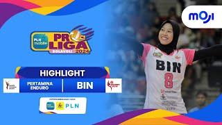 Pertamina Enduro VS BIN 0-3 | Highlight PLN Mobile Proliga 2024