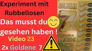 2x Goldene 7 Rubbellose - Mein höchster Gewinn mit der Goldenen 7 ! =)