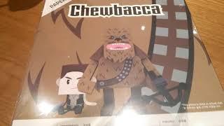 스타워즈 츄바카 & 한솔로 모모토 페이포토이입니다. CHEWBACCA & HAN SOLO PAPERTOY