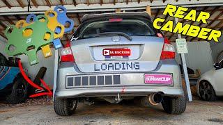 Honda Fit / Rear Camber plate install