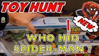 WHO HID SPIDER-MAN? NEW ACTION FIGURE TOY HUNT! #toys #spiderman