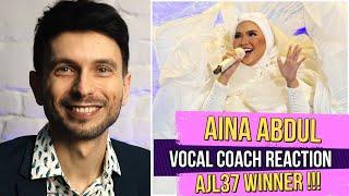 YAZIK reacts to Aina Abdul - Terus Hidup AJL37 | SHE WON 