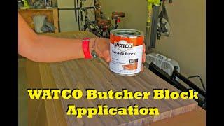 How To Apply Watco Butcher Block Oil