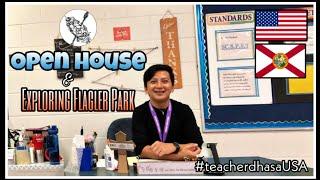 Open House at Osceola Middle School and Exploring Flagler Park | Teacher Dha |