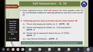 ASSESSMENT & ADJUDUCATION UNDER GST