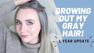 Growing Out Gray Hair - 1 Year Update + My Tips