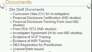 CTN Webinar: IRB and Regulatory Documentation.