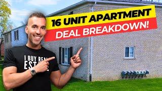 16 Unit Apartment BRRRR Method Case Study: 100% Cash Out Refinance!