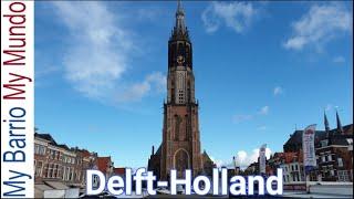 Delft, Netherlands, Complete Tour of the Oude en Nieuwekerk (4K UHD)