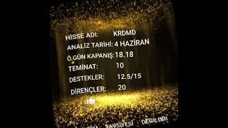 KRDMD HİSSE ANALİZ VE YORUM #krdmd