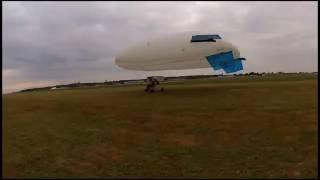 World's smallest electric hybrid Airship