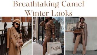 How To Style Women Camel Coats & Clothes | Chic Elegant Wearable Fall & Winter Outfits Ideas 2022