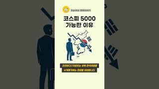 코스피 5000이 가능한 이유 #shorts #경제공부 #코스피5000 #코스피전망 #코스피분석 #이재명코스피5000