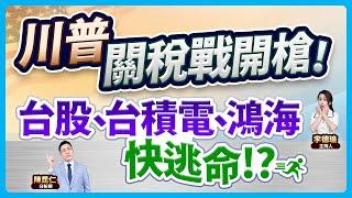 【川普關稅戰開槍！台股、台積電、鴻海…快逃命!?】2024.11.27 台股盤後 (CC字幕)