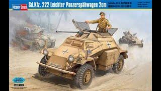 Hobbyboss 1:35 Scale Sd.Kfz.222 Leichter Panzerspahwagen 2cm