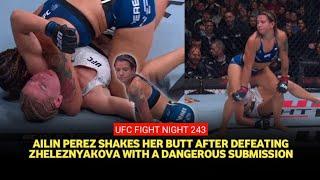 How Ailin Perez Celebrated UFC Victory with Playful Twerk Display