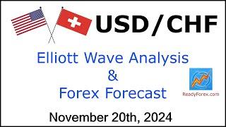 USD CHF Elliott Wave Analysis | Forex Forecast | November 20, 2024 | USDCHF Analysis Today