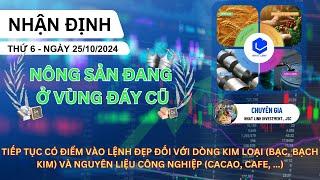 NHẬN ĐỊNH THỊ TRƯỜNG HÀNG HOÁ NGÀY 25/10/2024