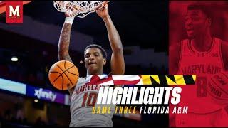 Maryland Men's Basketball Highlights | Maryland 84, Florida A&M 53