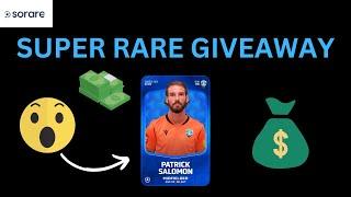 Sorare Super Rare Giveaway!!! #Sorare #simpelnft #youtube