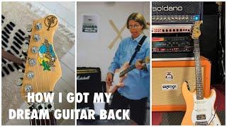 How I got my dream guitar  back | Valley Arts California Pro Peach | Valley Arts Guitars