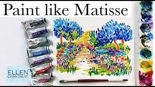 Impressionism Painting techniques - Learn to Paint like Matisse