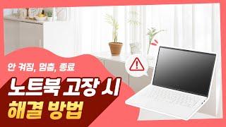 LG Notebook - How to Solve Power Down, Stopping, and Shutdown Problems