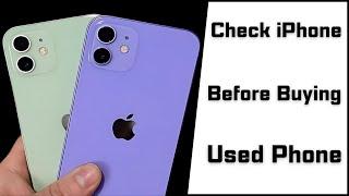 How to Check iPhone Before Buying