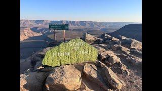 Fish river canyon hike, Namibia, May 2024