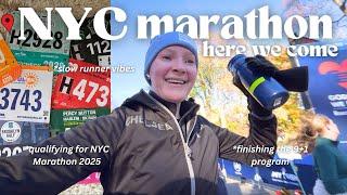 Qualifying to run the TCS NYC Marathon in 2025| new york city running vlog