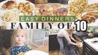 BIG FAMILY MEAL IDEAS! \\ Cook With Us For Our Large Family of 10!