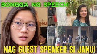 NAG GUEST SPEAKER SI JANU! NAPAKABONGGA NG SINABI!