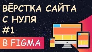 Верстка сайта с нуля из Figma для начинающих #1