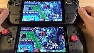 Pocky e rocky reshrined Steam Deck vs Nintendo Switch oled gameplay