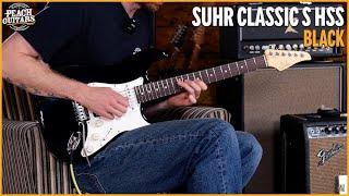 Suhr Classic S - Black w/Rosewood Fingerboard HSS SSCII