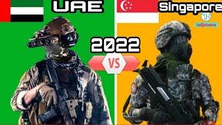 SINGAPORE VS UAE / DUBAI Military Power comparison #singaporeMilitriesPower #tuijanone #uae