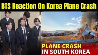 BTS React On Plane Crash Accident  | Korea Shocking Accident