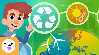 MEDIO AMBIENTE para niños – Cambio climático, efecto invernadero, cuidado del planeta y energía