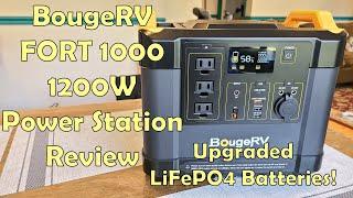 Upgraded BougeRV FORT 1000 1200W LiFePO4 Power Station Review