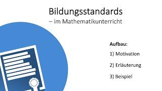 Bildungsstandards im Fach Mathematik | Mathematik und ihre Didaktik