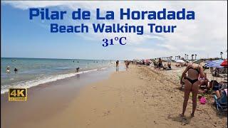 Pilar de La Horadada, Costa Blanca, Spain⎮Afternoon Beach Walking⎮Playa de Las Higuericas ️ 