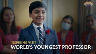 विश्वको सबैभन्दा कान्छो प्राध्यापक | World's Youngest Professor Message to Divine Youth Club Nepal