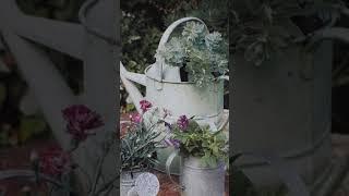 DIY διακόσμηση με μεταλλικά ποτιστήρια #διακόσμηση #decoration #diy #σπίτι #garden #diyideas #κήποσ