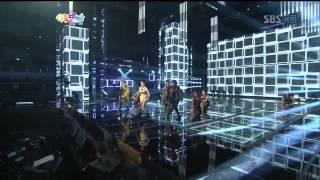 2NE1 [I love you] @SBS 2012 가요대전 The Color of K-pop 20121229