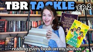 Reading ALL of my Books in 1 Year  TBR TACKLE EP. 2