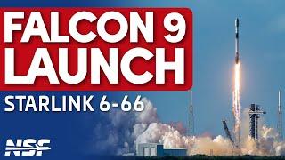  FULL REPLAY: SpaceX Launches Starlink 6-66