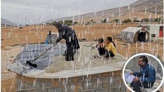 Winter challenges: Completing the nomadic mother's shelter for Reza's children