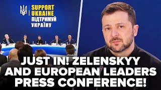 Full Press Conference of Zelenskyy and European leaders about the WAR in Ukraine!